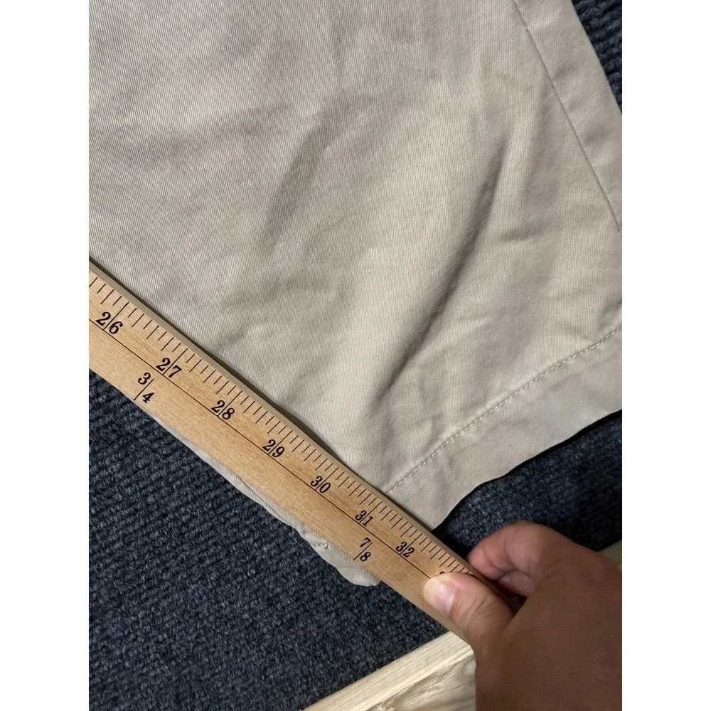 Banana Republic‎ Aiden Chino Pants Mens 36x34 Tan Excellent Cotton Slim Fit